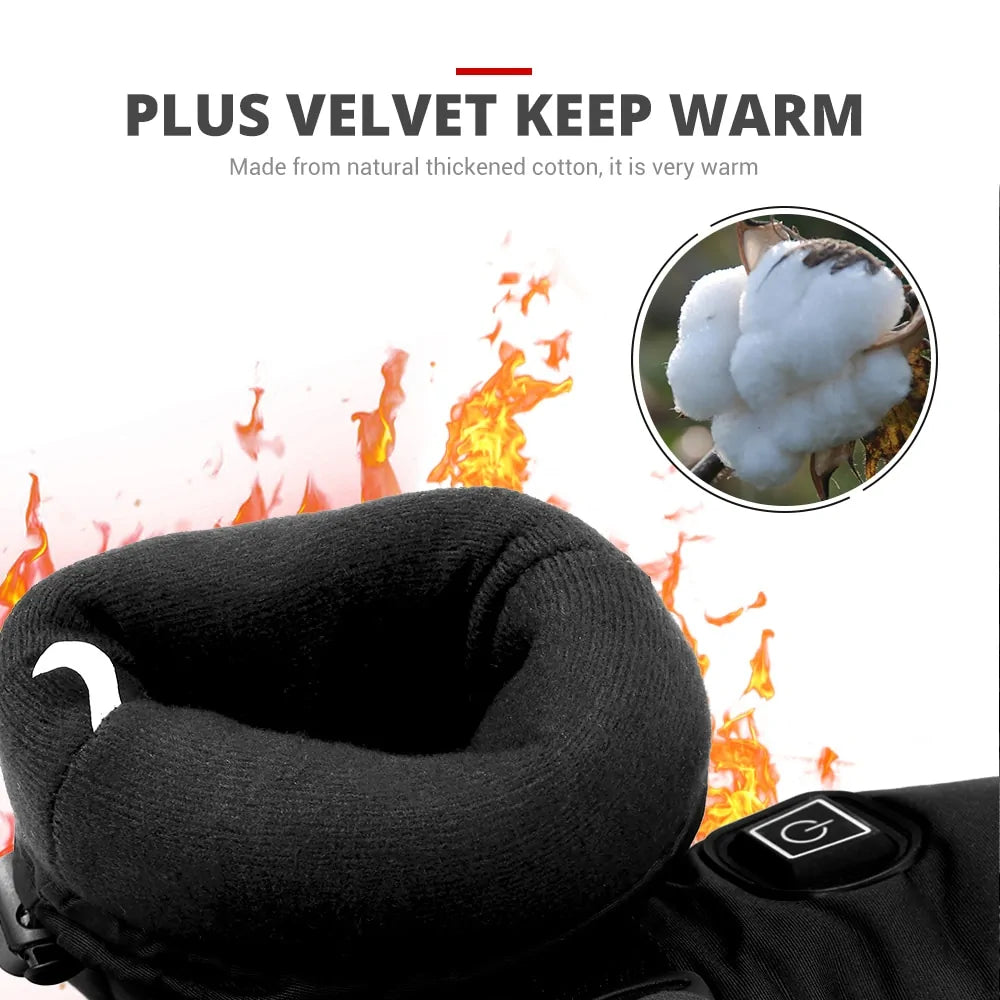 Winter Gloves Heating Electric Water Proof